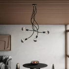 Flex 90 ceiling lamp provides flexible, diffused light with LED G95 bulb