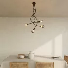 Flex 90 ceiling lamp provides flexible, diffused light with LED G95 bulb