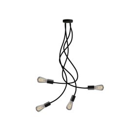   Flex 90 ceiling lamp provides flexible, diffused light with LED ST64 bulb