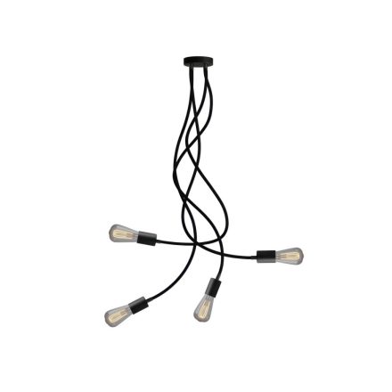 Flex 90 ceiling lamp provides flexible, diffused light with LED ST64 bulb