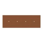 4-light pendant lamp with 675 mm rectangular XXL Rose-One, fabric cables and metal coating