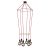  6-light 2-cage globe lamp