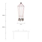 6-fall 2 cage ball lamp