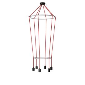 6-fall 2 cage ball lamp