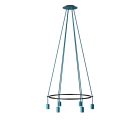 6-fall Cage Edison ST64 lamp