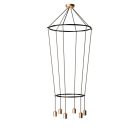 6-fall 2 cage ball lamp