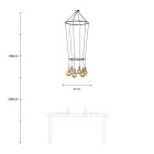 6-fall 2 cage ball lamp