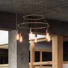 6-fall 3 Cage Edison ST64 lamp