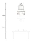 6-fall 3 Cage Edison ST64 lamp