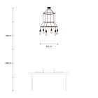 6-fall 3 Cage Edison ST64 lamp