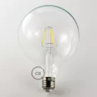7-light pendant lamp with 675 mm rectangular XXL Rose-One, fabric cables and metal coating