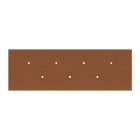 7-light pendant lamp with 675 mm rectangular XXL Rose-One, fabric cables and metal coating