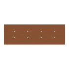 8-light pendant lamp with 675 mm rectangular XXL Rose-One, fabric cable and metal coating