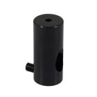 Spider - 5-light pendant lamp Made in Italy, with bulbs, fabric cables and metal cover