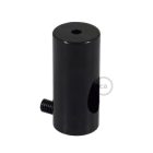 Spider - Pendant lamp with 7 pendants Made in Italy, with bulbs, fabric cables and metal finishes