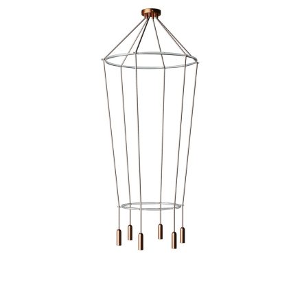  6-fall, 2-cage P-Light lamp