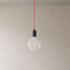 Spider - 3-light multifunctional pendant lamp Lamp manufactured in Italy with fabric cables and metal coating