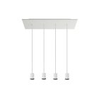 Four-stage spotlight GU1d0 XXL rectangular Rose-One 675 mm