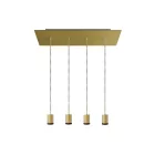 Four-stage spotlight GU1d0 XXL rectangular Rose-One 675 mm