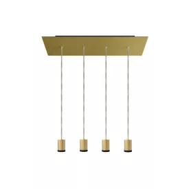 Four-stage spotlight GU1d0 XXL rectangular Rose-One 675 mm