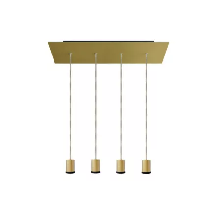 Four-stage spotlight GU1d0 XXL rectangular Rose-One 675 mm
