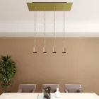 Four-stage spotlight GU1d0 XXL rectangular Rose-One 675 mm