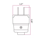 2-pole plug
