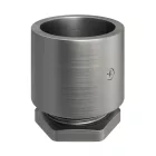 Galvanized metal threaded cable clamp M20 threaded for Creative-Tube, including screw clamps