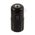 Smooth-sided bakelite phenolic socket set - ON/OFF SWITCH - E26