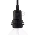 Double-socket bakelite phenolic base - ON/OFF SWITCH set - E26