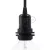 Double-socket bakelite phenolic base - ON/OFF SWITCH set - E26