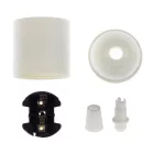 Smooth-sided thermoplastic bulb connector set – E26