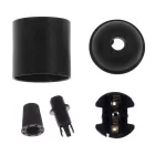 Smooth-sided thermoplastic bulb connector set – E26