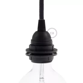 Double-sleeve thermoplastic lamp connector set – E26