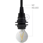 Double sleeve - phenolic bakelite E12 bulb connector