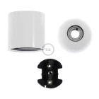 Flat-sided bakelite phenolic lamp socket - E26