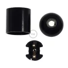 Flat-sided bakelite phenolic lamp socket - E26