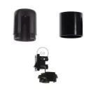 Smooth-sided bakelite phenolic socket - ON/OFF SWITCH - E26