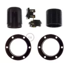 Double-sleeve bakelite phenolic socket - ON/OFF SWITCH - E26
