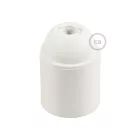 Plain side thermoplastic bulb socket - E26