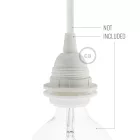 Double-sleeve thermoplastic bulb socket - E26