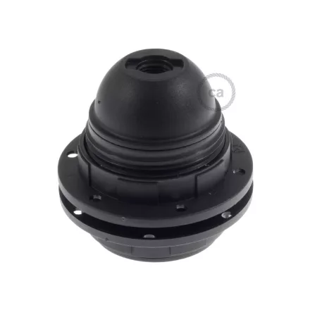 Double-sleeve thermoplastic bulb socket - E26