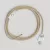 Lamp cable set with neutral jute cable, 6 ft