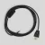 Cable set for lamp, with black cable, 6 feet