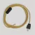Lamp cable set with bright mustard cable, 6 feet