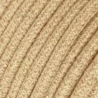 Lamp cable set with neutral jute cable, 6 ft