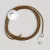 Lamp cable set with polished and shiny copper cable, 10 feet