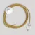 Lamp cable set with light mustard cable, 10 feet