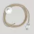 Lamp cable set with neutral jute cable, 10 ft