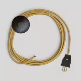 Lamp cable set with light mustard cable, 10 feet